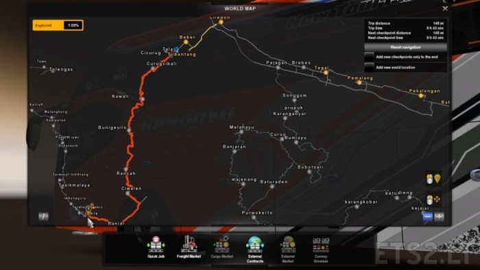 Map Gabungan ETS2 Indonesia: Ekspansi Peta Nusantara