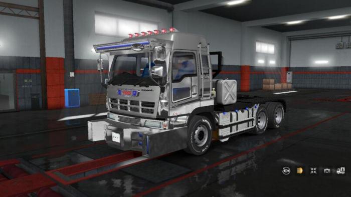 Isuzu ets2 giga truck interior v1 simulator mod mods euro trucks interieur ets club lt ets2mods mods80 von